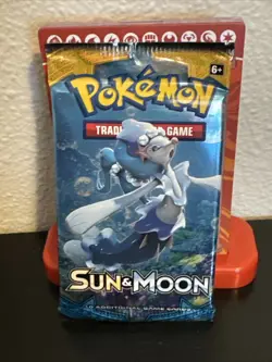 Pokemon Sun & Moon Booster Pack - 10 Cards Single Pack Random Art New SEALED - Image 1