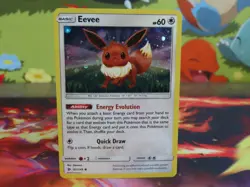 Eevee Cosmos Holofoil Promo Lightly Played Pokemon Card LP Clean Nice Shape - Image 1