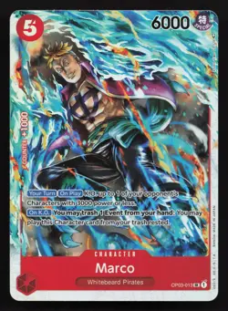 Marco OP03-013 Super Rare Pillars of Strength One Piece Card - Image 1