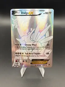 Pokemon Dialga EX Secret Rare Full Art Holo 122/119 XY Phantom Forces Card [LP] - Image 1