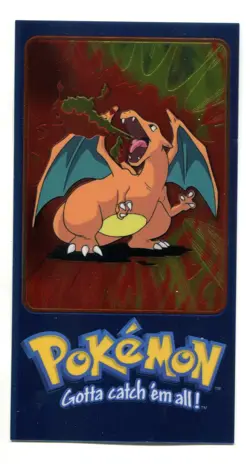 Pokemon Topps 2000 TV Animation Series 2 Jumbo Card #5 of 5 Charizard - Image 1
