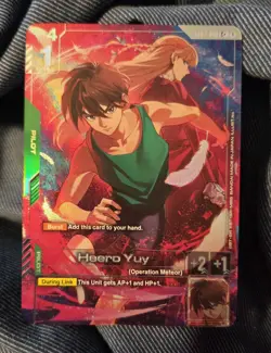 Heero Yuy C+ ST02-010 NM Gundam Card Game Premium Accessory Set PB01 - Image 1