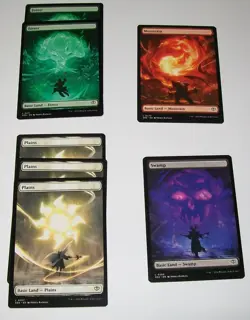 7x Full Art Basic Land card lot Secrets of Strixhaven - Image 1