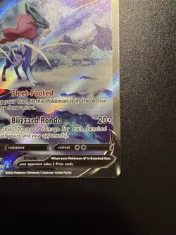 Suicune v Crown Zenith Galarian Gallery Holo Ultra Rare Card GG38 GG70 - Image 3