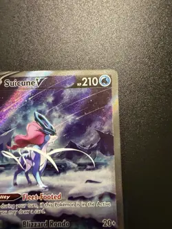 Suicune v Crown Zenith Galarian Gallery Holo Ultra Rare Card GG38 GG70 - Image 4