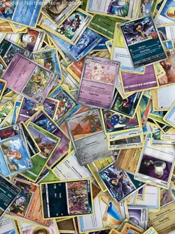 2.5LB Lot of Various Assorted Pokemon Cards TCG CCG in Collectible Box - Image 4
