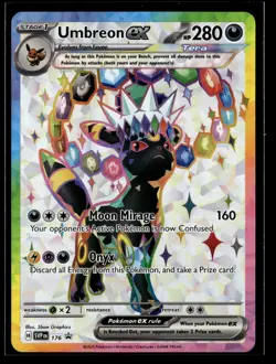 Umbreon ex - 176 SVP 176 Holo SV: Scarlet & Violet Promo Cards NM - Image 1