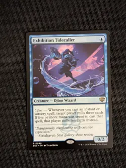 Exhibition Tidecaller Secrets Of Strixhaven MTG NM B 0048 - Image 1