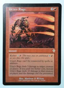Urza's Rage *Rare* Magic MtG x1 Invasion MP - Image 1