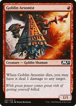 GOBLIN ARSONIST x4 mtg NM-M M21 Magic Core Set 2021 4 Common - Image 1