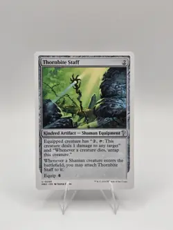 Thornbite Staff (White Border) Mystery Booster 2 Regular Near Mint - Image 1
