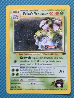 Erika’s Venusaur 4/132 - Gym Challenge 2000 - English - Pokemon TCG LP - Image 1