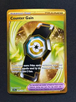 Pokemon Counter Gain Sv08: Surging Sparks Hyper Rare Holo Trainer 249/191 - Image 1