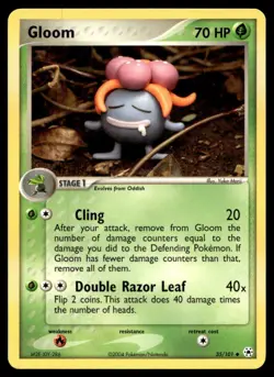 EX-NM Hidden Legends Gloom Uncommon 35/101 2004 Pokemon TCG - Image 1