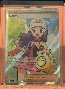 Pokemon TCG Dawn Trainer 118/094 Phantasmal Flames Ultra Rare Full Art Holo - Image 1