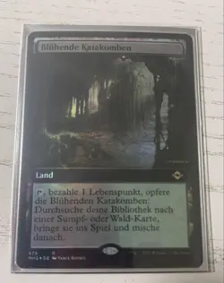 MTG Verdant Catacombs Expansion Foil Other Language Played - Image 1