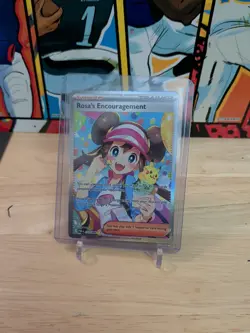 Rosa’s Encouragement 123/088 Full Art Ultra Rare Pokemon TCG Perfect Order NM - Image 1