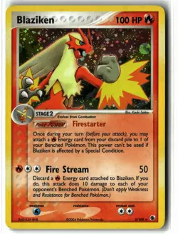 Blaziken ⭐ 3/109 Holo Rare Ruby & Sapphire 2003 Pokemon NM - Image 1