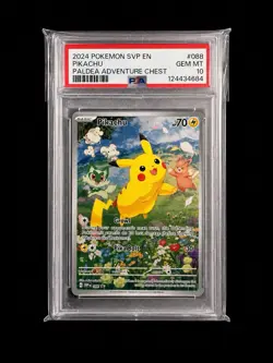 Pokemon Pikachu 088 SV: Scarlet & Violet Promo Holo PSA 10 English TCG - Image 1