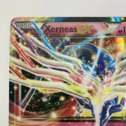 Pokemon TCG Xerneas-EX XY Black Star Promos XY07 Holo Promo NM - Image 2