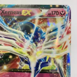Pokemon TCG Xerneas-EX XY Black Star Promos XY07 Holo Promo NM - Image 3