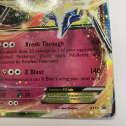 Pokemon TCG Xerneas-EX XY Black Star Promos XY07 Holo Promo NM - Image 4