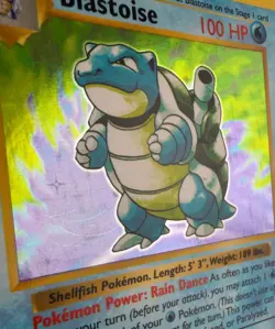 1999 Blastoise #2 Pokemon Base Set Shadowless Holo Rare Vintage WotC Original NM - Image 4