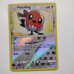 NM/EXC - Pokemon Fletchling 109/145 Guardians Rising Reverse Holo Common - Image 1