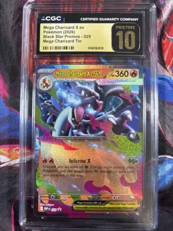 Pokemon M Charizard X Ex Promo 029 PRISTINE 10 CGC - Image 2