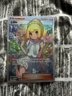 Pokemon TCG Lillie Full Art Ultra Rare Holo Trainer 151/156 Ultra Prism - Image 3