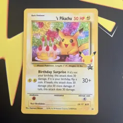 POKEMON CELEBRATIONS CLASSIC COLL. #24 BIRTHDAY PIKACHU HOLO - NM - Image 1