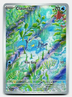 CLAUNCHER SCARLET & VIOLET 205/198 NM ILLUSTRATION RARE POKEMON - Image 2