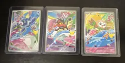 Pokemon Alola: Rowlet, Litten, Popplio TCG First Partner Illustration Series 1 - Image 3