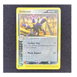 Pokemon TCG Umbreon 24/100 Rare EX Sandstorm 2003 80 HP Regular - Image 1