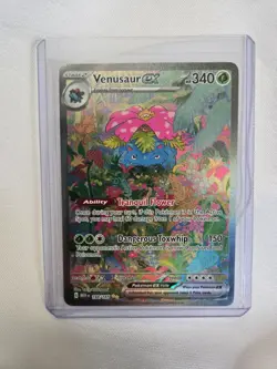 Pokemon Venusaur ex 198/165 SV: Scarlet & Violet 151 Holo SIR Special RARE! - Image 1
