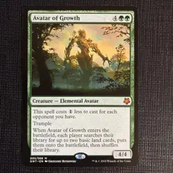 MTG Avatar of Growth Theros Rare English Slight Play - Image 1