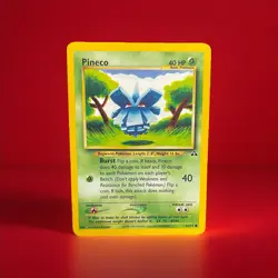 Pineco 61/75 - Neo Discovery - Common - Pokemon Card TCG - NM-LP - Image 1