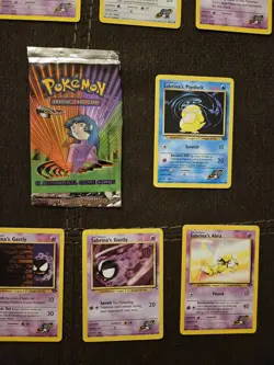 Empty Sanrina Wrapper, NM 10 Sabrina Cards 2000 Gym Challenge Pokemon TCG Cards - Image 5