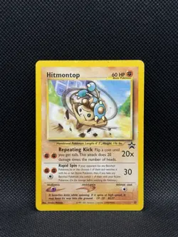 Hitmontop #37 - Black Star Promo - WoTC Pokemon Card - Nintendo LP - Image 1