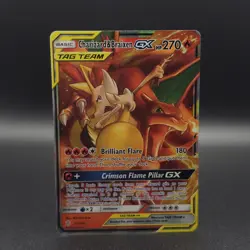 TCG POKEMON CHARIZARD & BRAIXEN GX TAG TEAM FULL ART HOLO 22/236 - Image 1