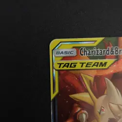 TCG POKEMON CHARIZARD & BRAIXEN GX TAG TEAM FULL ART HOLO 22/236 - Image 3