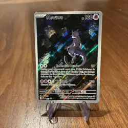 MEWTWO - SVP 052 Pokemon TCG Scarlet Violet 151 Black Star Promo Full Art - Image 1
