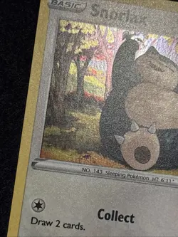Pokemon TCG Snorlax 140/202 Cosmos Holo Swirl Promo! LP Small Swirl - Image 4