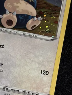 Pokemon TCG Snorlax 140/202 Cosmos Holo Swirl Promo! LP Small Swirl - Image 5