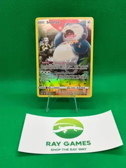 Pokemon TCG Snorlax TG10/TG30 Lost Origin Trainer Gallery Holo LP - Image 1
