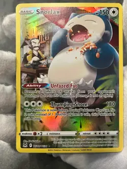 Pokemon TCG Snorlax TG10/TG30 Lost Origin Trainer Gallery Holo LP - Image 3