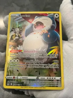 Pokemon TCG Snorlax TG10/TG30 Lost Origin Trainer Gallery Holo LP - Image 4