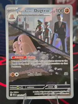 Pokemon TCG: Rocket's Dugtrio (Illus. Rare) - 239/217 - ME: Ascended Heroes - NM - Image 3