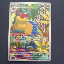 Archeops IR 132/086 White Flare Scarlet & Violet Pokemon TCG - Image 1