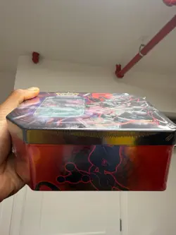 Destined Rivals Team Rocket Tin (Nidoking ex) - Sealed New - Pokemon TCG - Image 3